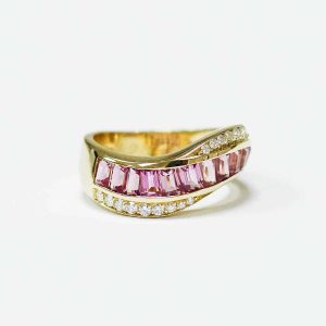 White Gold Diamond Semi-Eternity Band